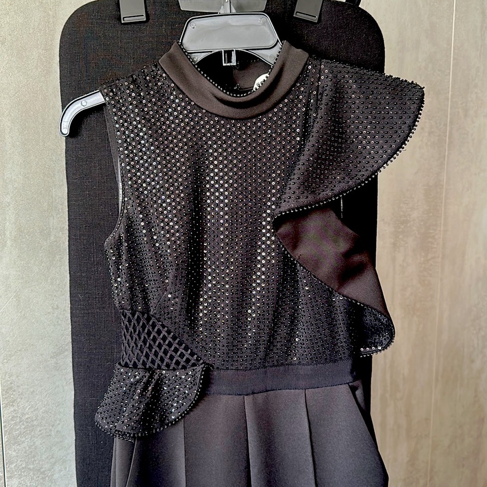 Self Portrait Tuxedo Sequence, Ruffle, Cut Out Ju… - image 2